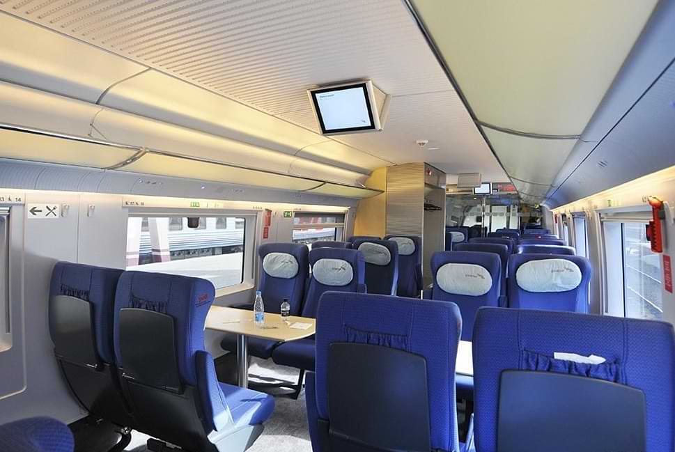 Sapsan Train to St. Petersburg